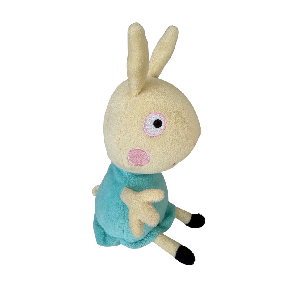 Peppa Pig Rebecca Rabbit Plush 8" Bunny Stuffed Animal Toy Hasbro Just Play - Picture 2 of 5